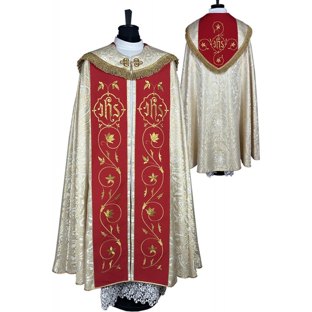 Kapa haftowana IHS (15) - KAPY LITURGICZNE