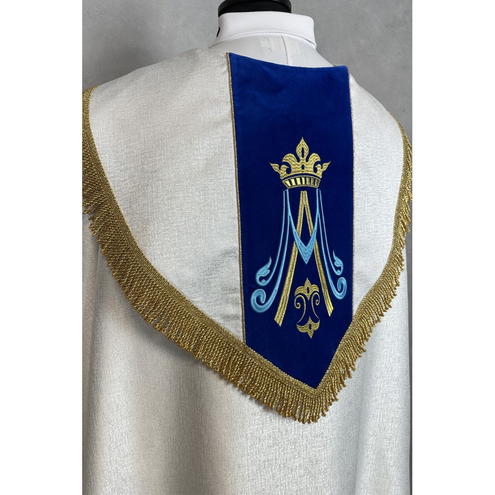 Kapa liturgiczna Maryjna - haftowana (20) - zdjęcie 5