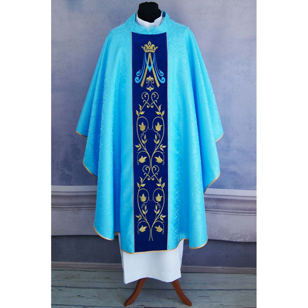 Ornat Maryjny - aksamitne pasy - zdjęcie 3