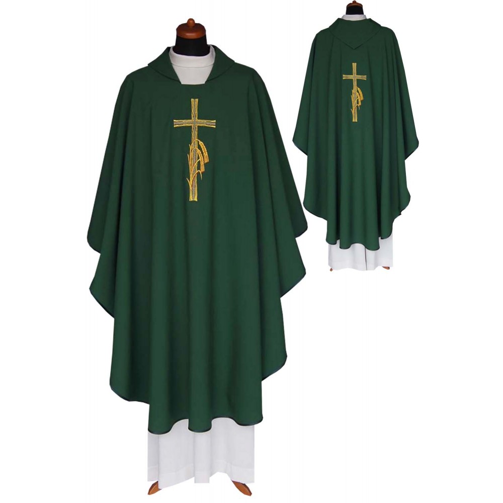 Ornat krzyż + kłosy (kolory liturgiczne) - zdjęcie 5