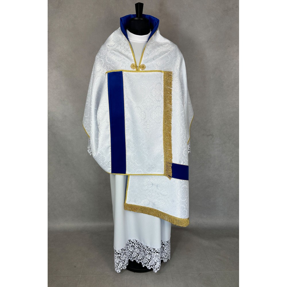 Welon liturgiczny Maryjny haftowany (11) - zdjęcie 4