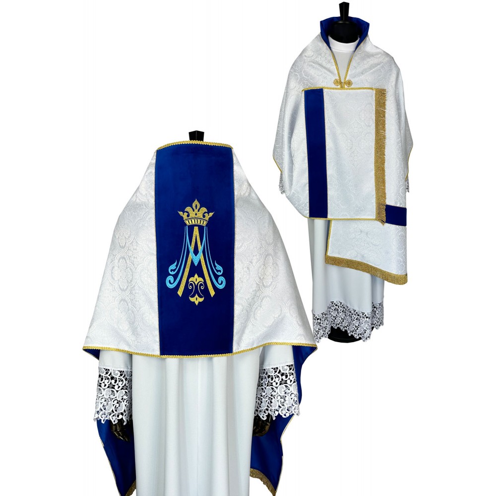 Welon liturgiczny Maryjny haftowany (11)