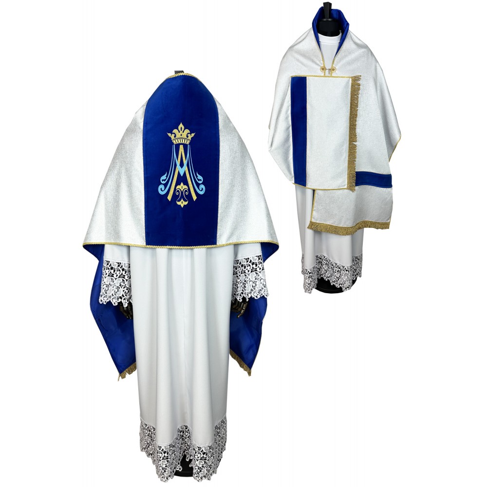 Welon liturgiczny Maryjny haftowany (12)