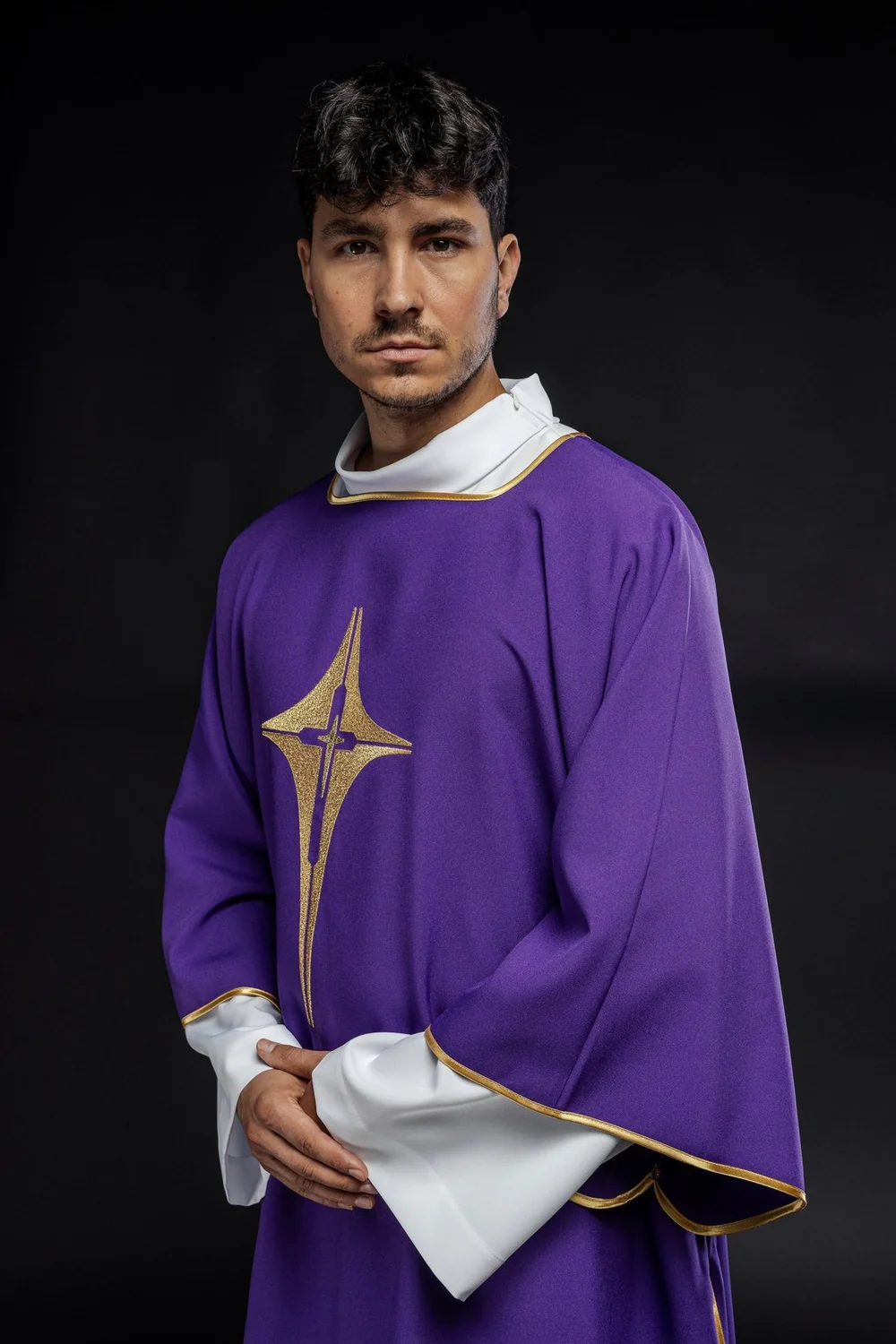 Dalmatyka motyw krzyża - kolory liturgiczne (11) - zdjęcie 2