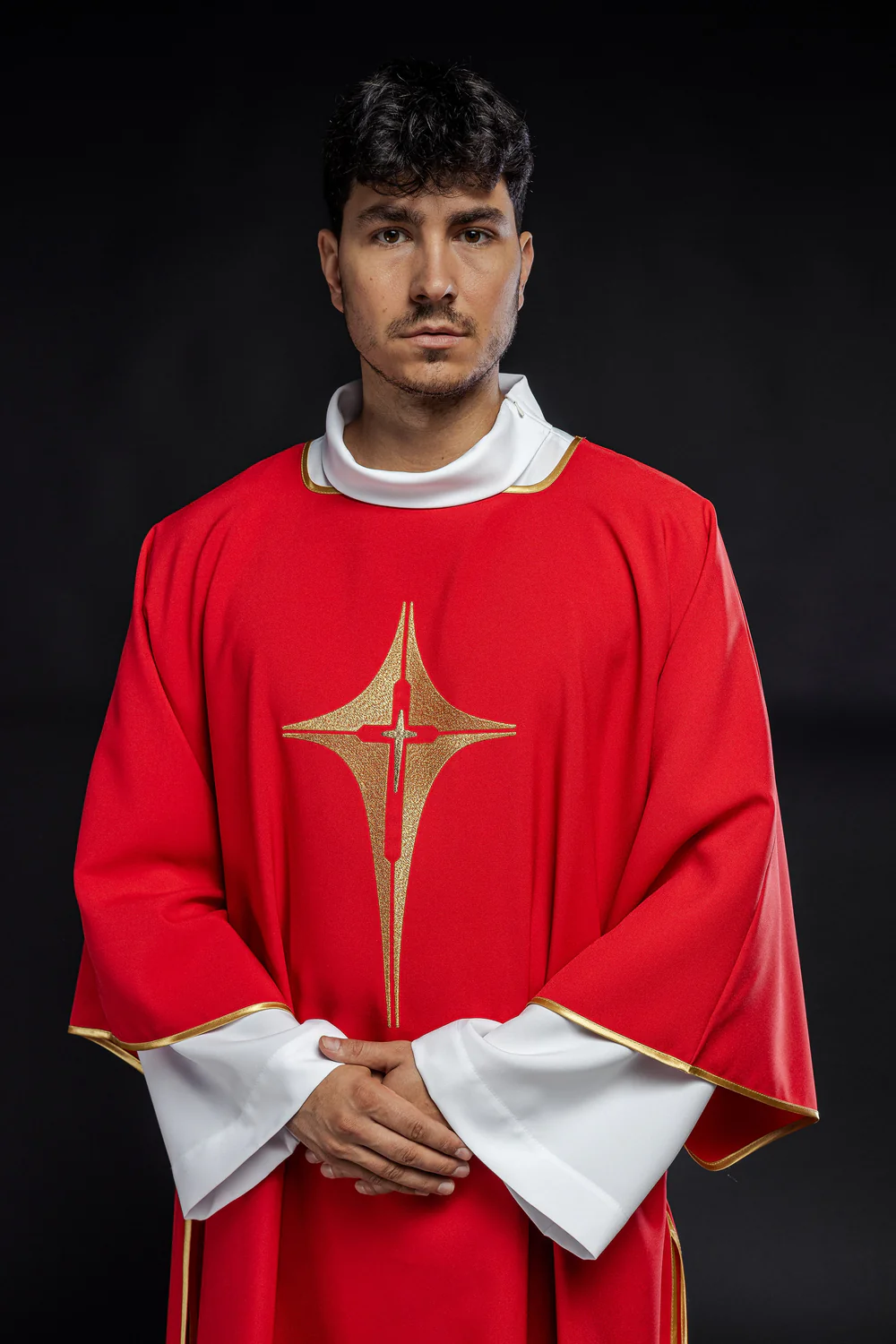 Dalmatyka motyw krzyża - kolory liturgiczne (11) - zdjęcie 5