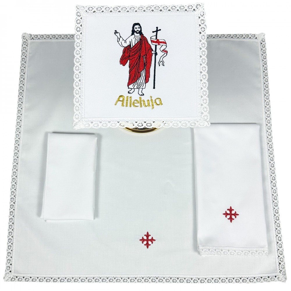 Bielizna kielichowa -Alleluja - Chrystus Zmartwychwstał (11) - Zestawy