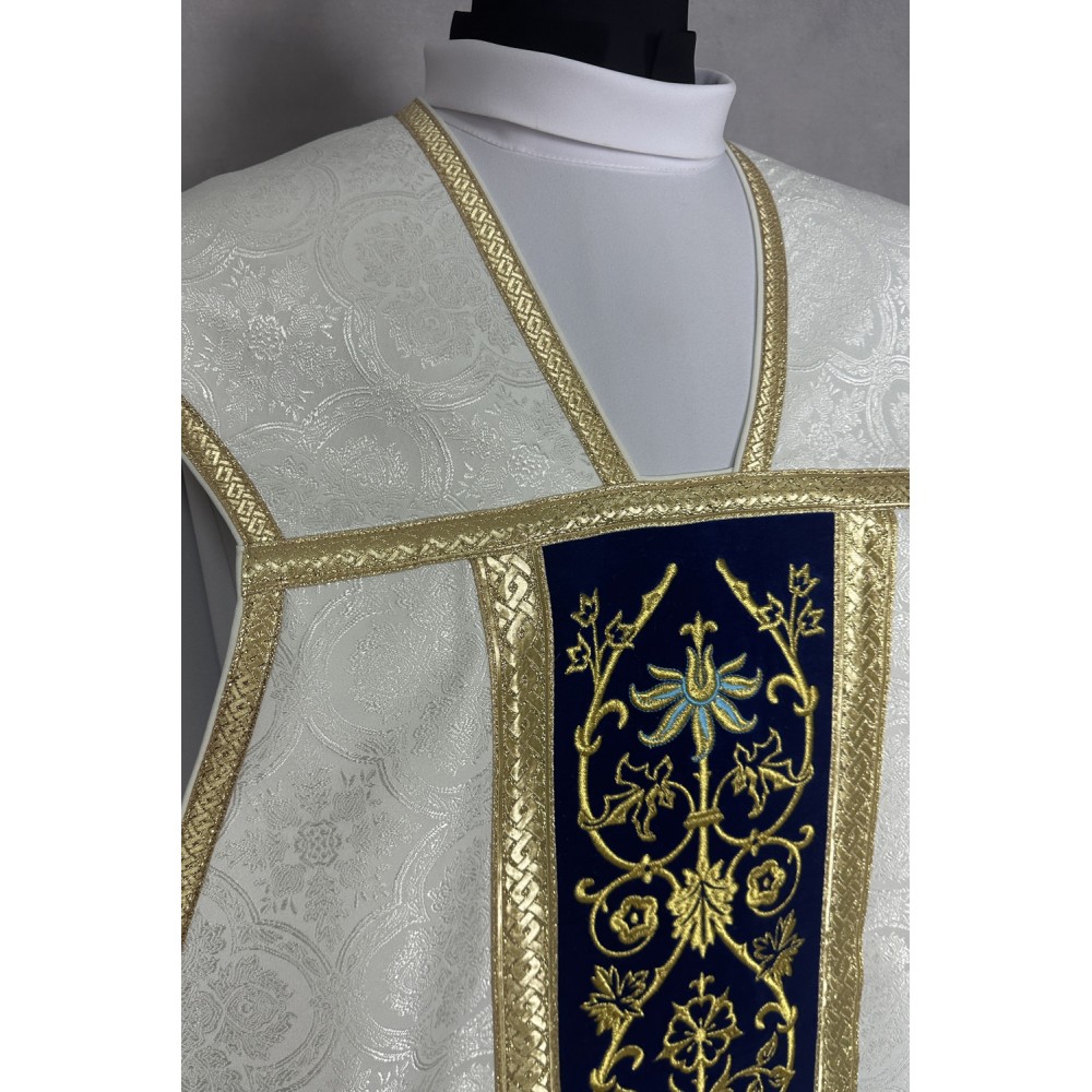 Ornat rzymski Maryjny - ecru (30) - zdjęcie 2