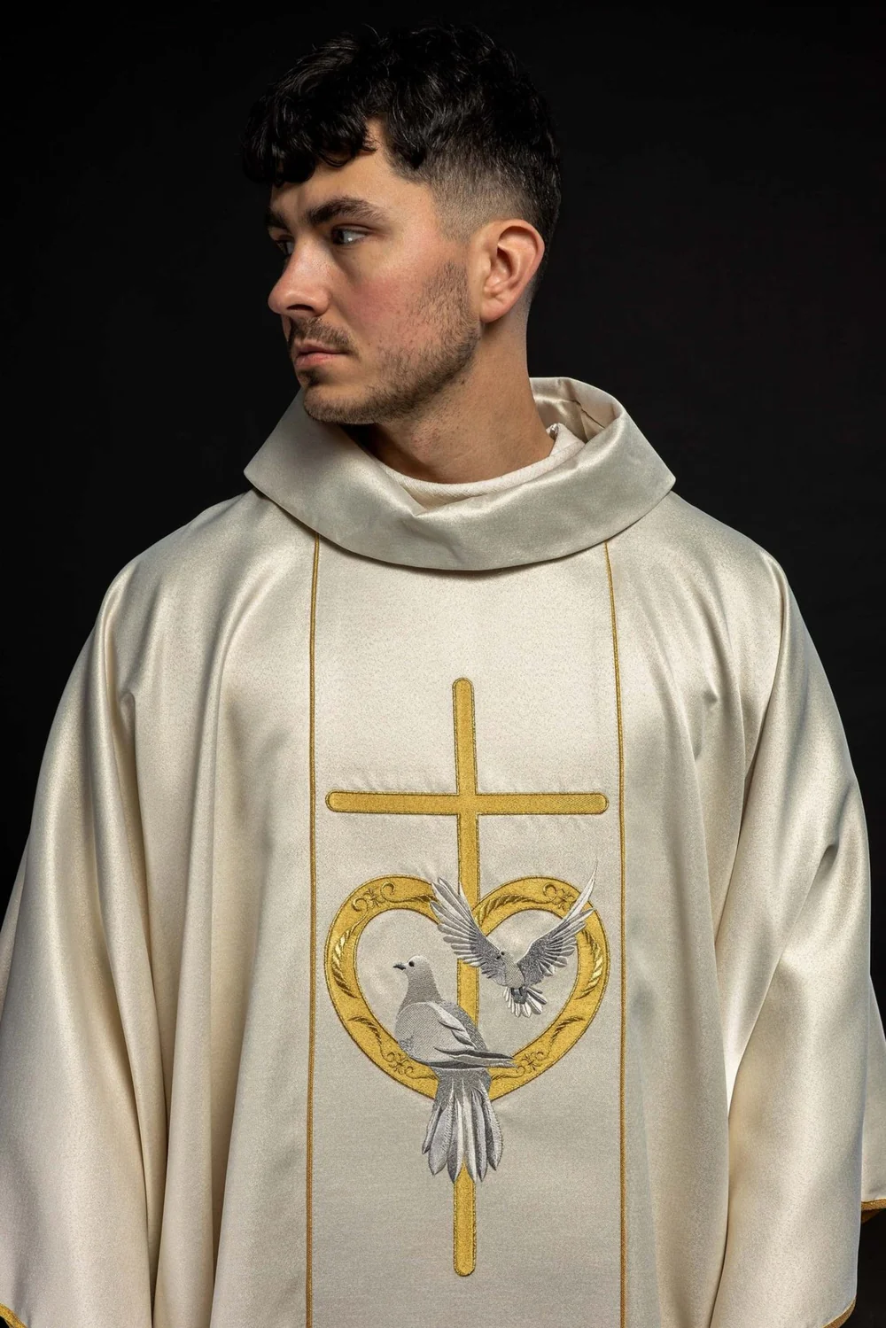 Ornat ślubny haftowany - (H) - Ornaty ślubne