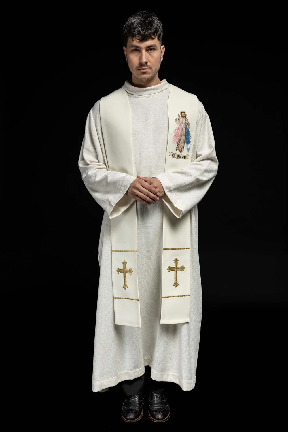 Stuła haftowana - Jezus Miłosierny (71) - zdjęcie 3